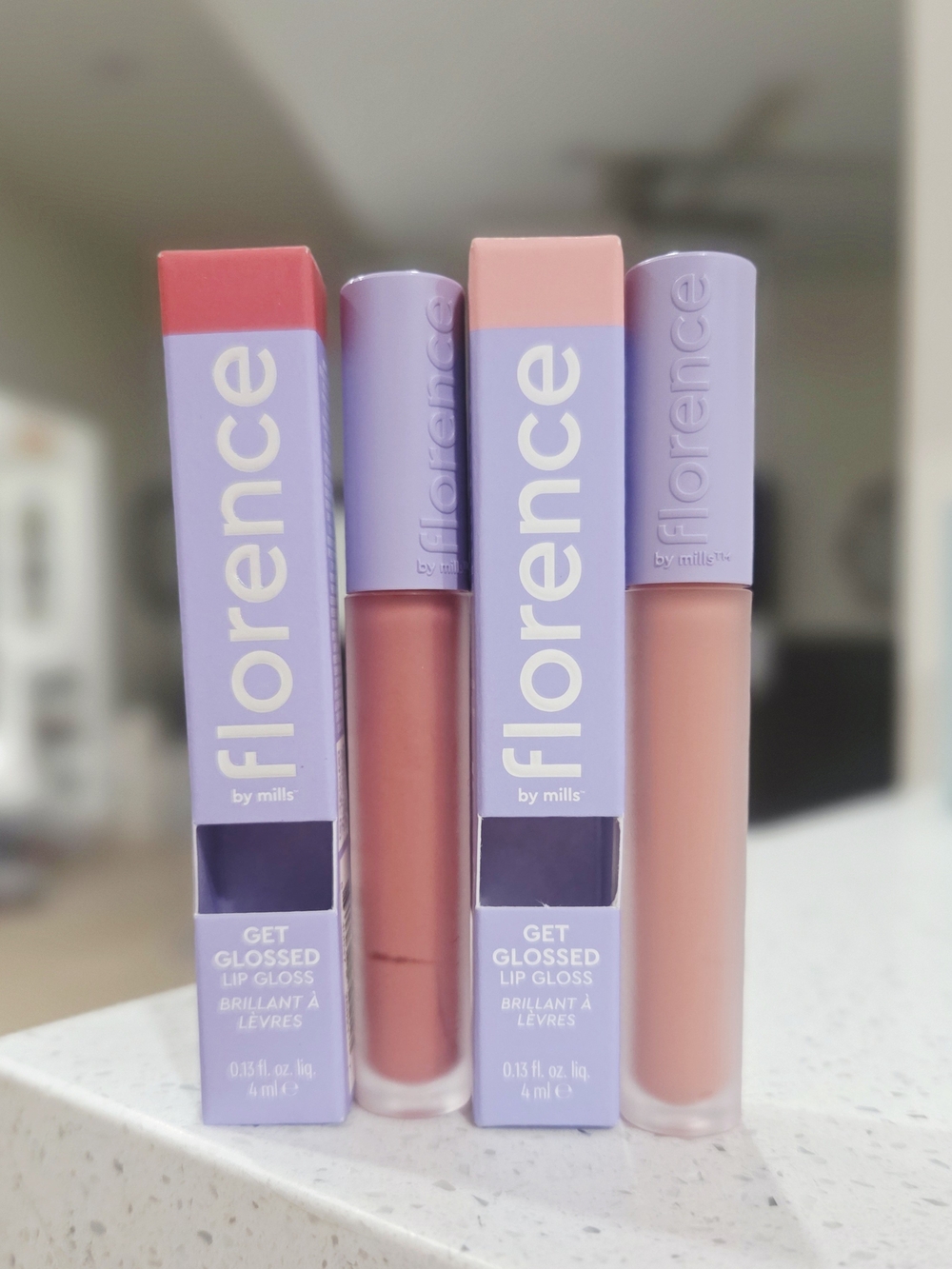 Florence By Mills~Get Glossed Lip Gloss Duo - Peach & Coral